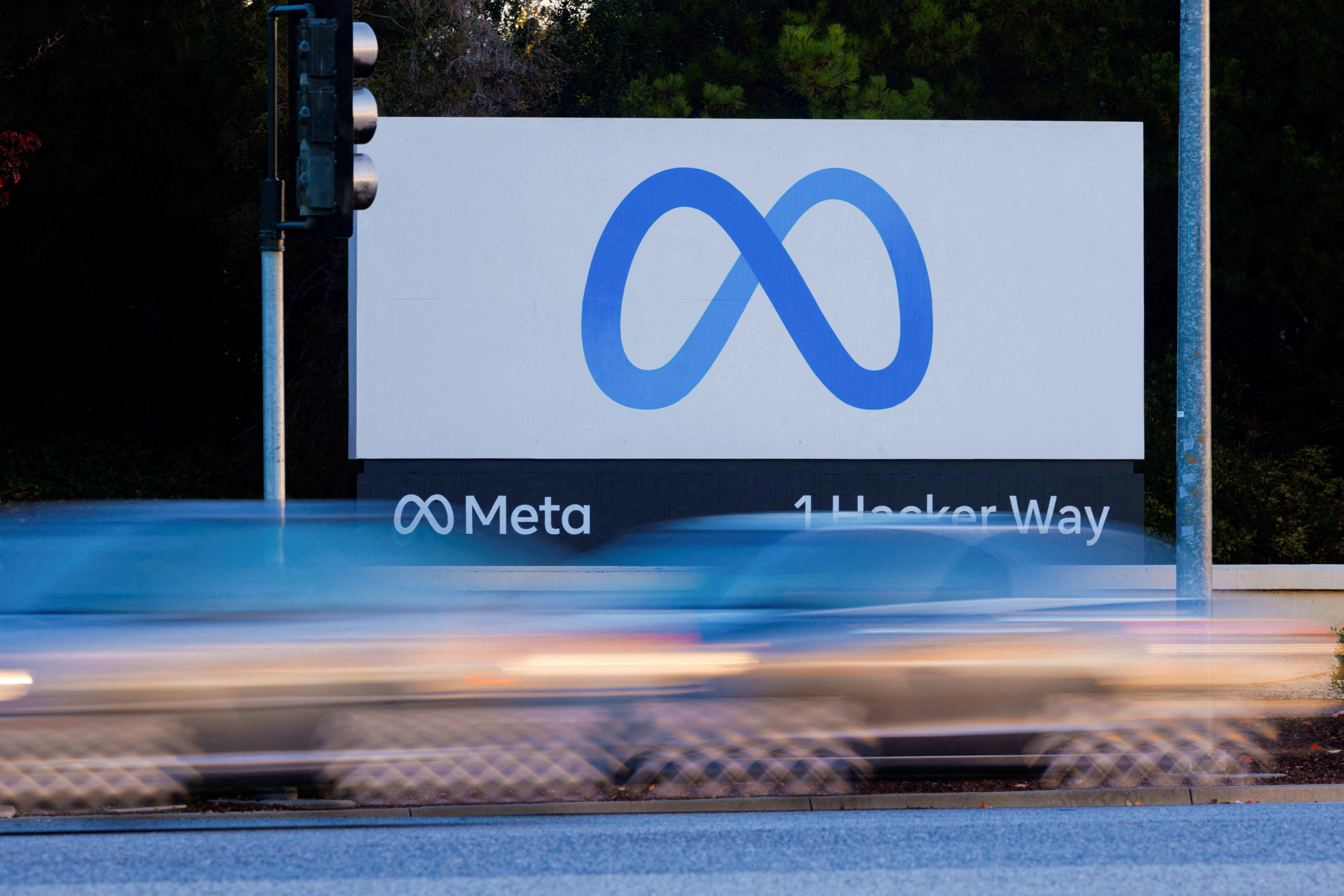 Headquarters of Facebook parent company Meta Platforms Inc in Mountain View