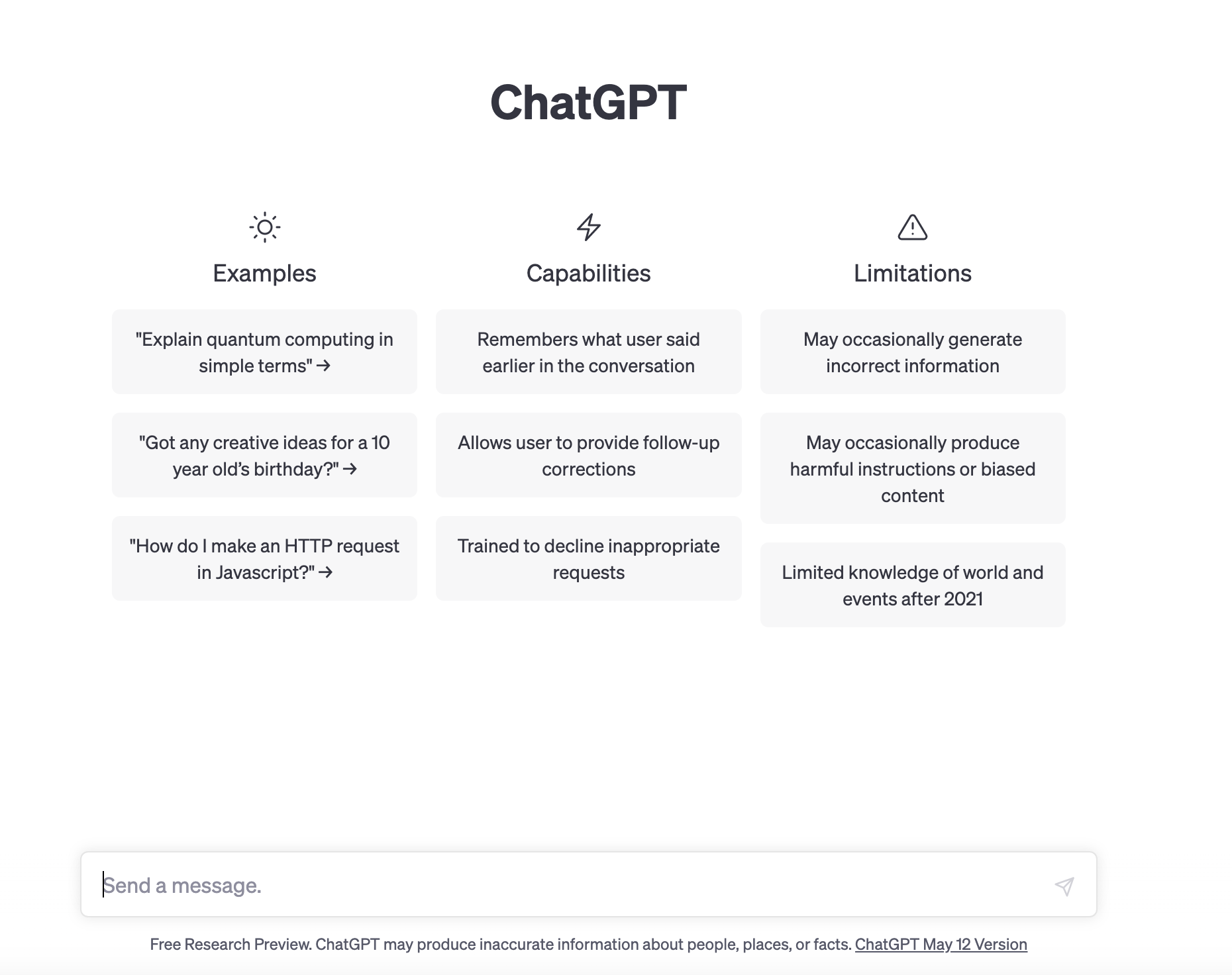 Drop-down menu with GPT-4 selected