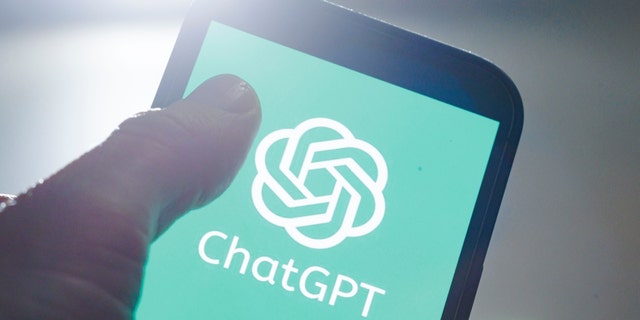 The logo of the chatbot ChatGPT